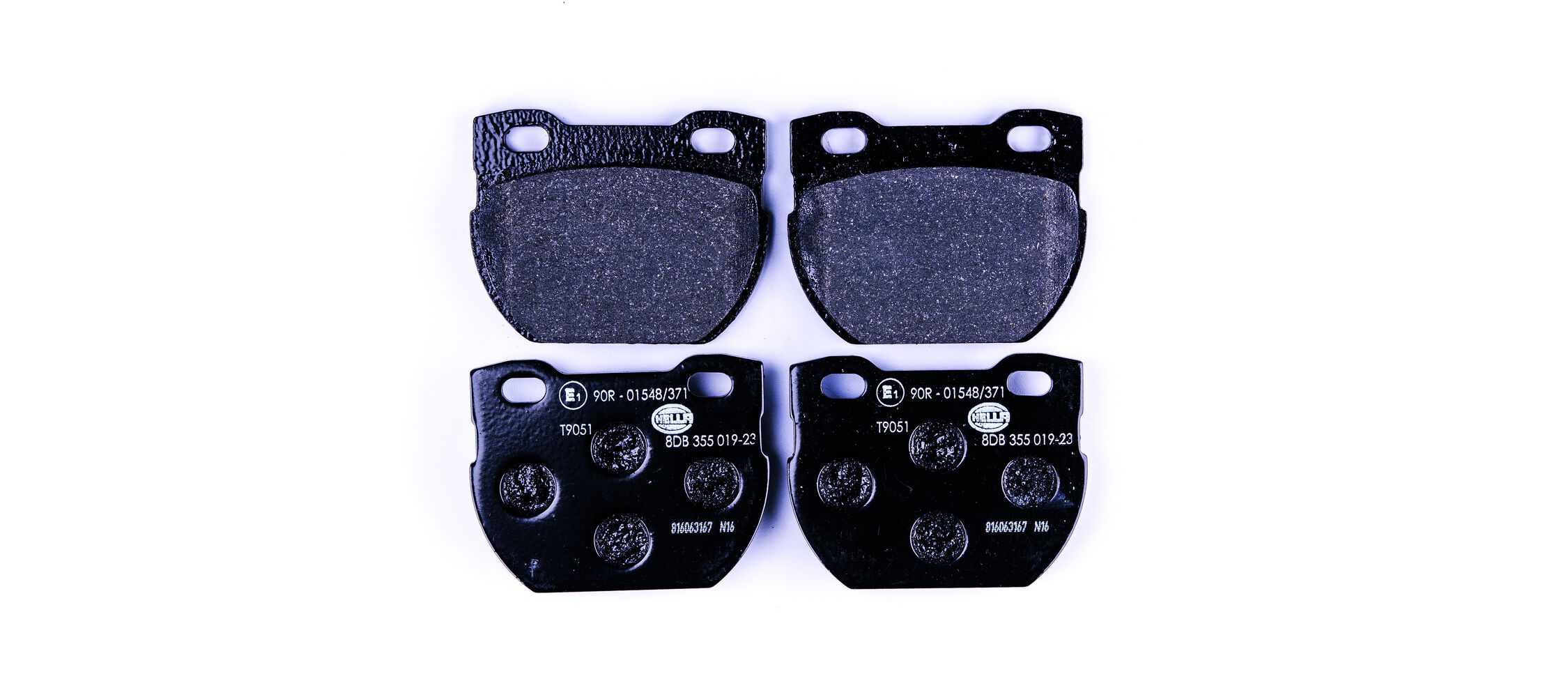 Brake Pad Set, disc brake - 8DB 355 019-231 HELLA