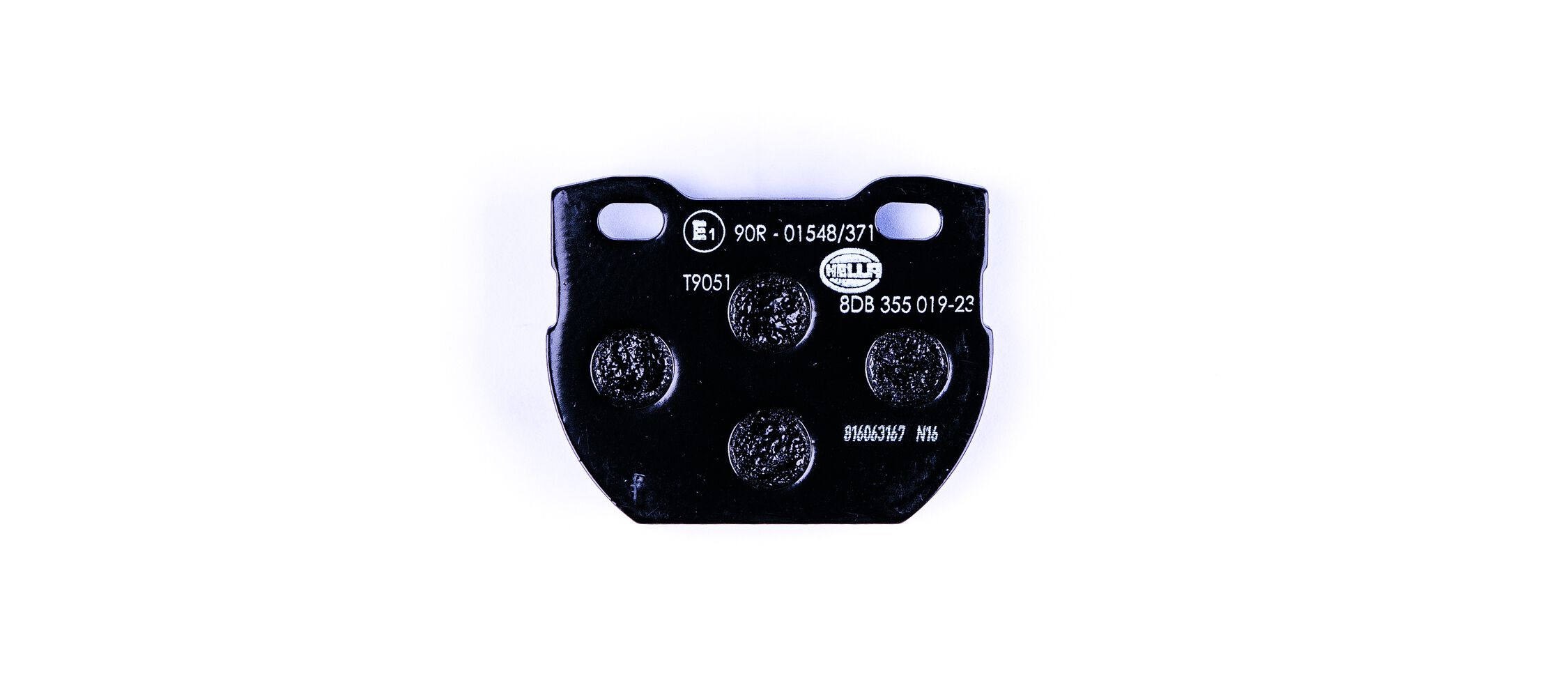 Brake Pad Set, disc brake - 8DB 355 019-231 HELLA