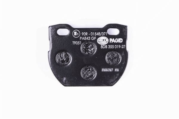 Brake Pad Set, disc brake - 8DB 355 019-231 HELLA