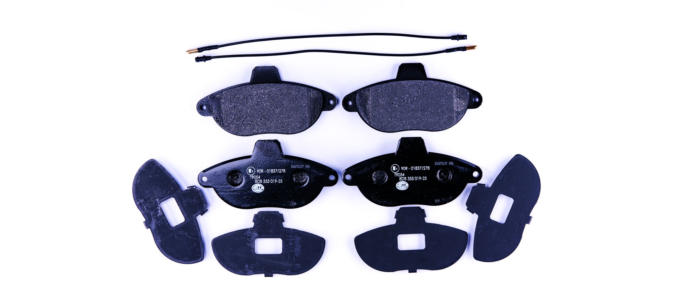 Brake Pad Set, disc brake - 8DB 355 019-251 HELLA
