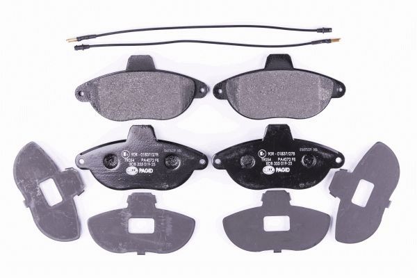 Brake Pad Set, disc brake - 8DB 355 019-251 HELLA