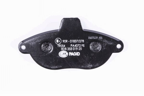 Brake Pad Set, disc brake - 8DB 355 019-251 HELLA