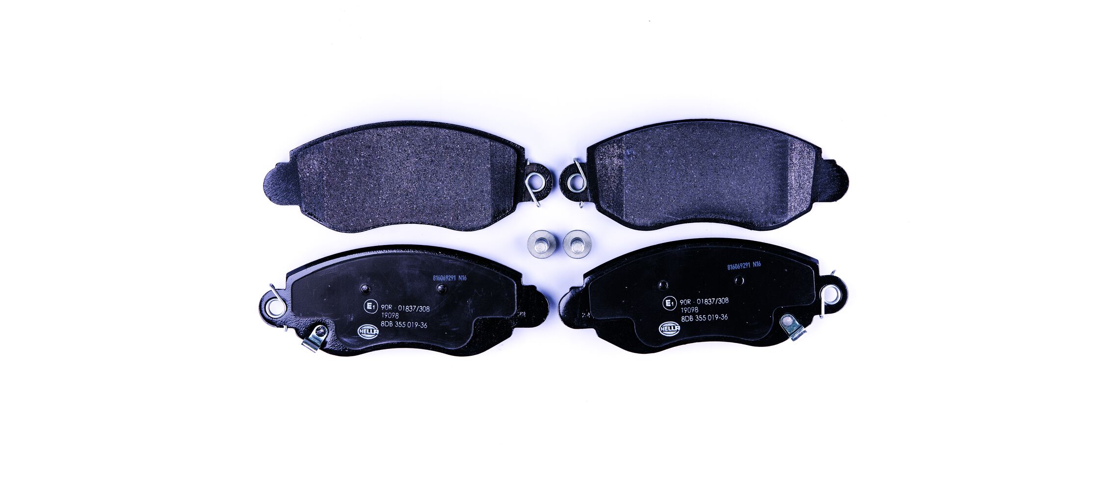 Kit pastiglie freno, Freno a disco - 8DB 355 019-361 HELLA