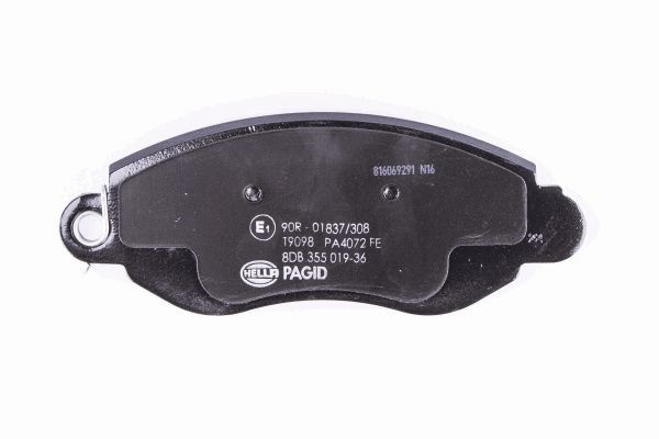 Brake Pad Set, disc brake - 8DB 355 019-361 HELLA