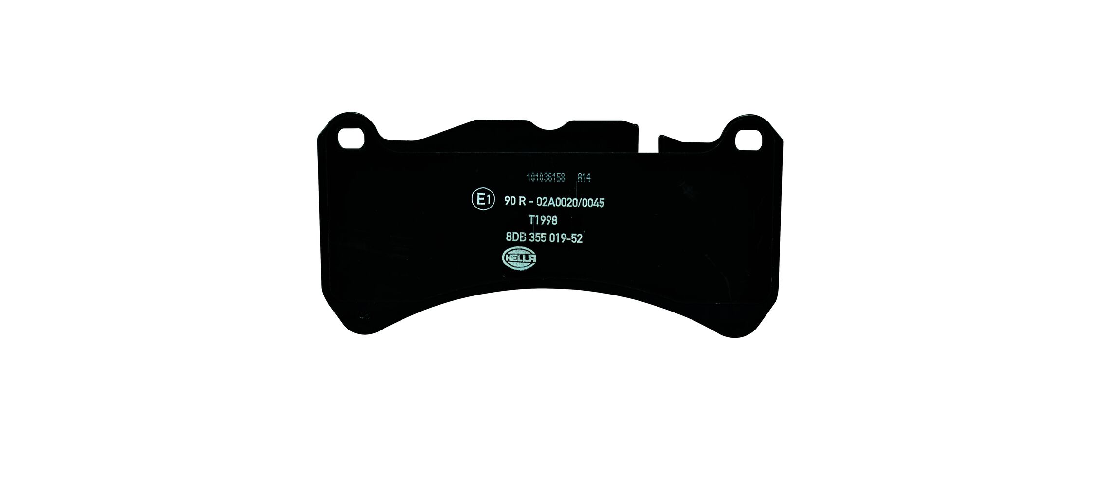 Brake Pad Set, disc brake - 8DB 355 019-521 HELLA
