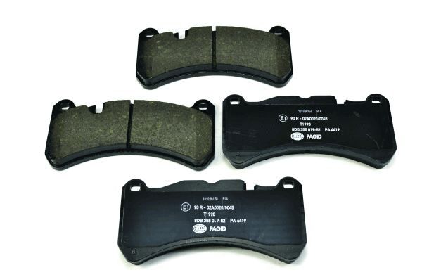 Brake Pad Set, disc brake - 8DB 355 019-521 HELLA
