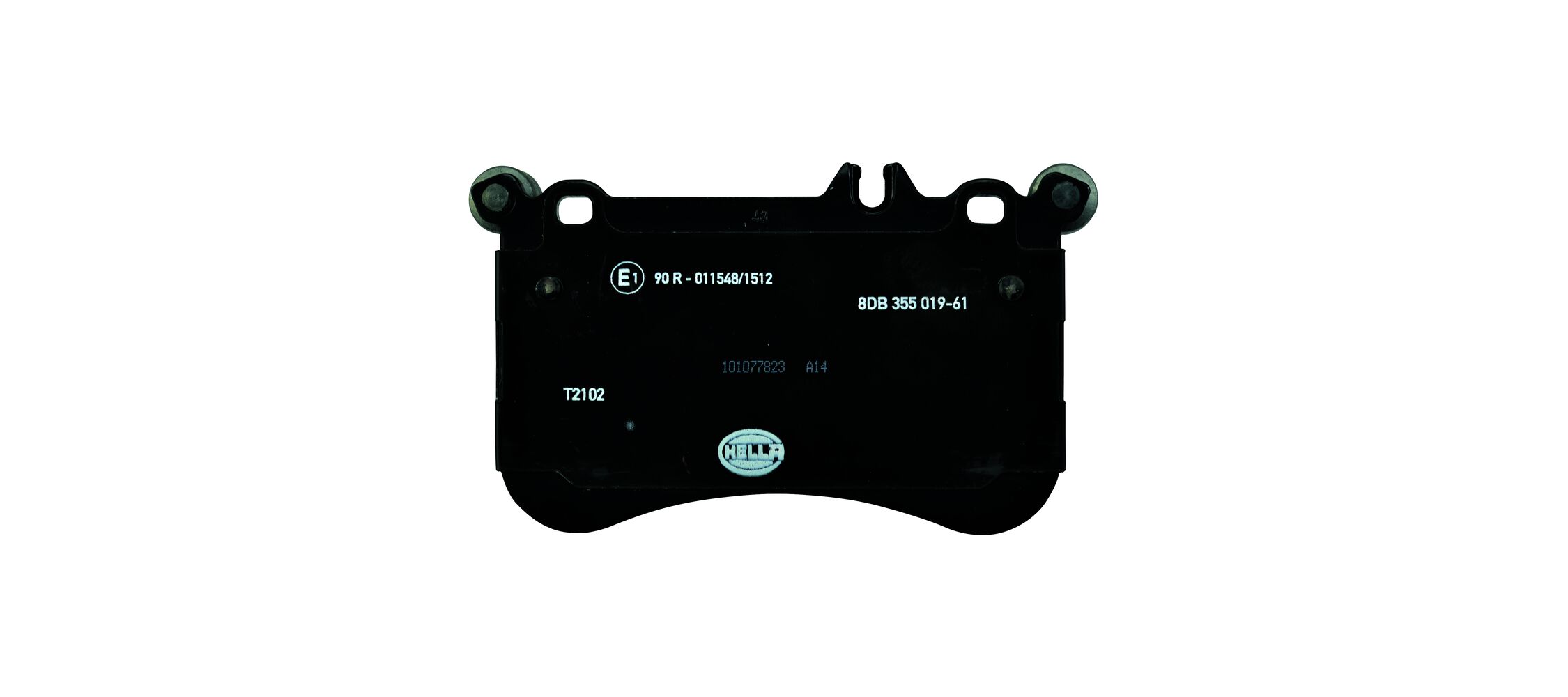 Brake Pad Set, disc brake - 8DB 355 019-611 HELLA