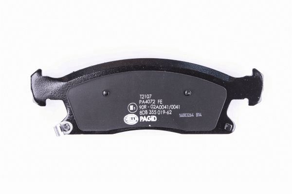Brake Pad Set, disc brake - 8DB 355 019-621 HELLA