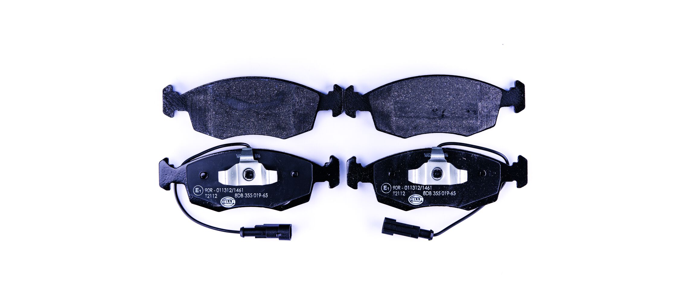 Kit pastiglie freno, Freno a disco - 8DB 355 019-651 HELLA