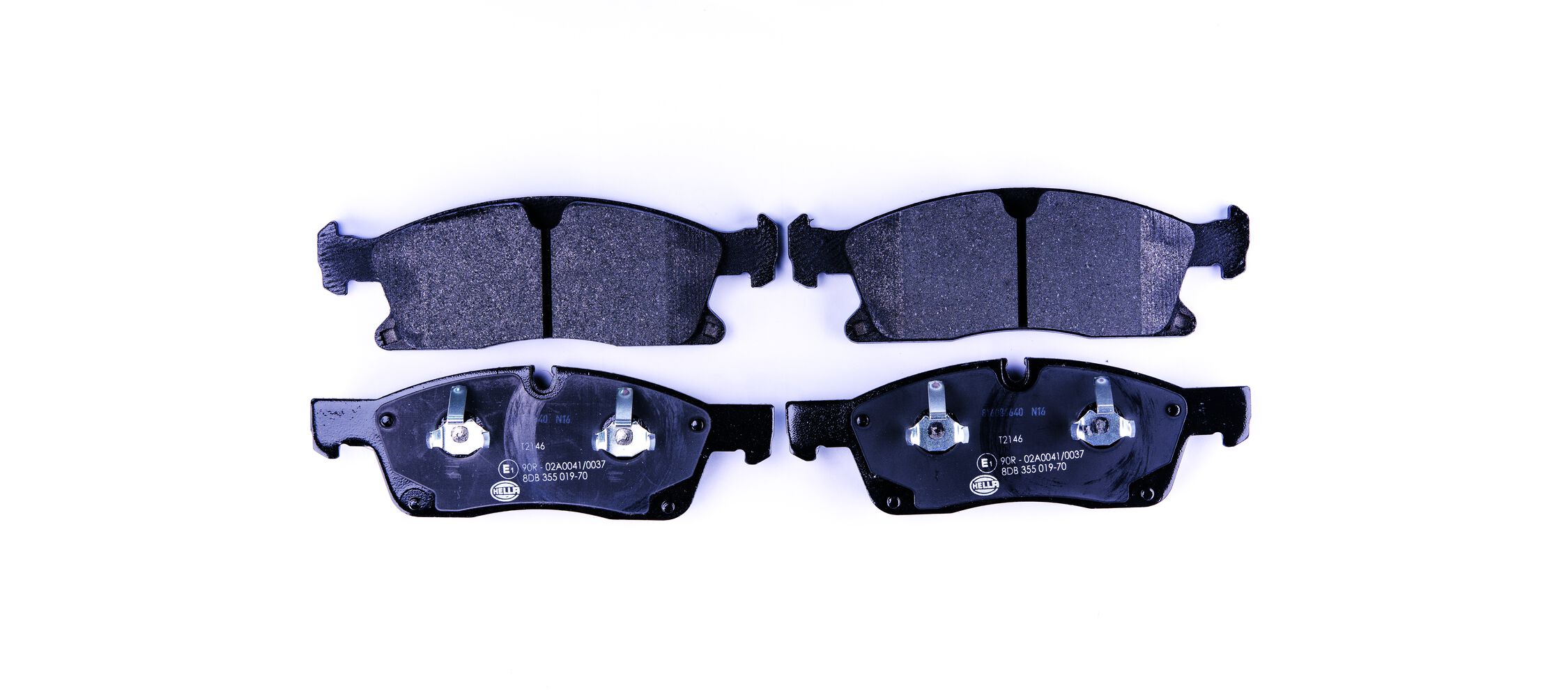 Brake Pad Set, disc brake - 8DB 355 019-701 HELLA