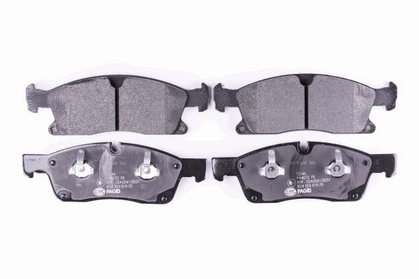 Brake Pad Set, disc brake - 8DB 355 019-701 HELLA