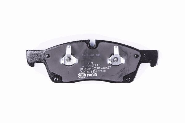 Brake Pad Set, disc brake - 8DB 355 019-701 HELLA