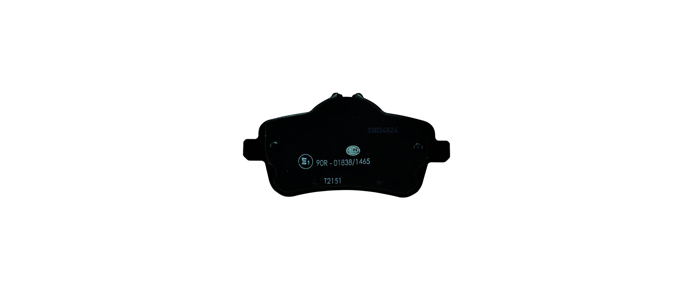 Brake Pad Set, disc brake - 8DB 355 019-741 HELLA