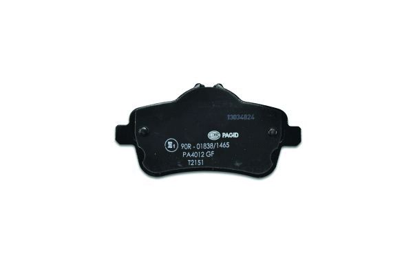 Brake Pad Set, disc brake - 8DB 355 019-741 HELLA