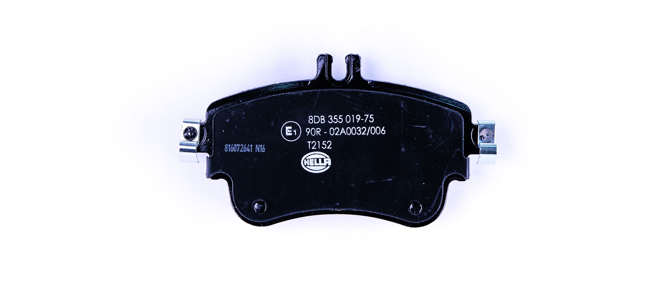 Brake Pad Set, disc brake - 8DB 355 019-751 HELLA