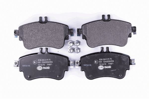 Brake Pad Set, disc brake - 8DB 355 019-751 HELLA