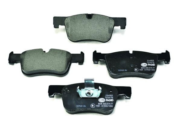 Brake Pad Set, disc brake - 8DB 355 019-771 HELLA