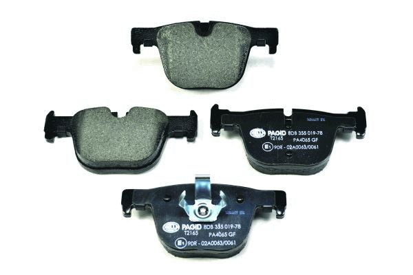 Brake Pad Set, disc brake - 8DB 355 019-781 HELLA