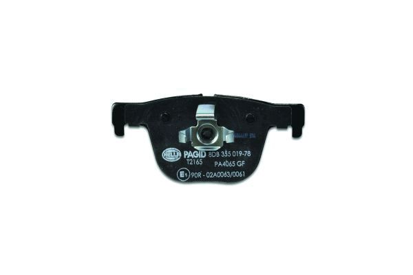 Brake Pad Set, disc brake - 8DB 355 019-781 HELLA