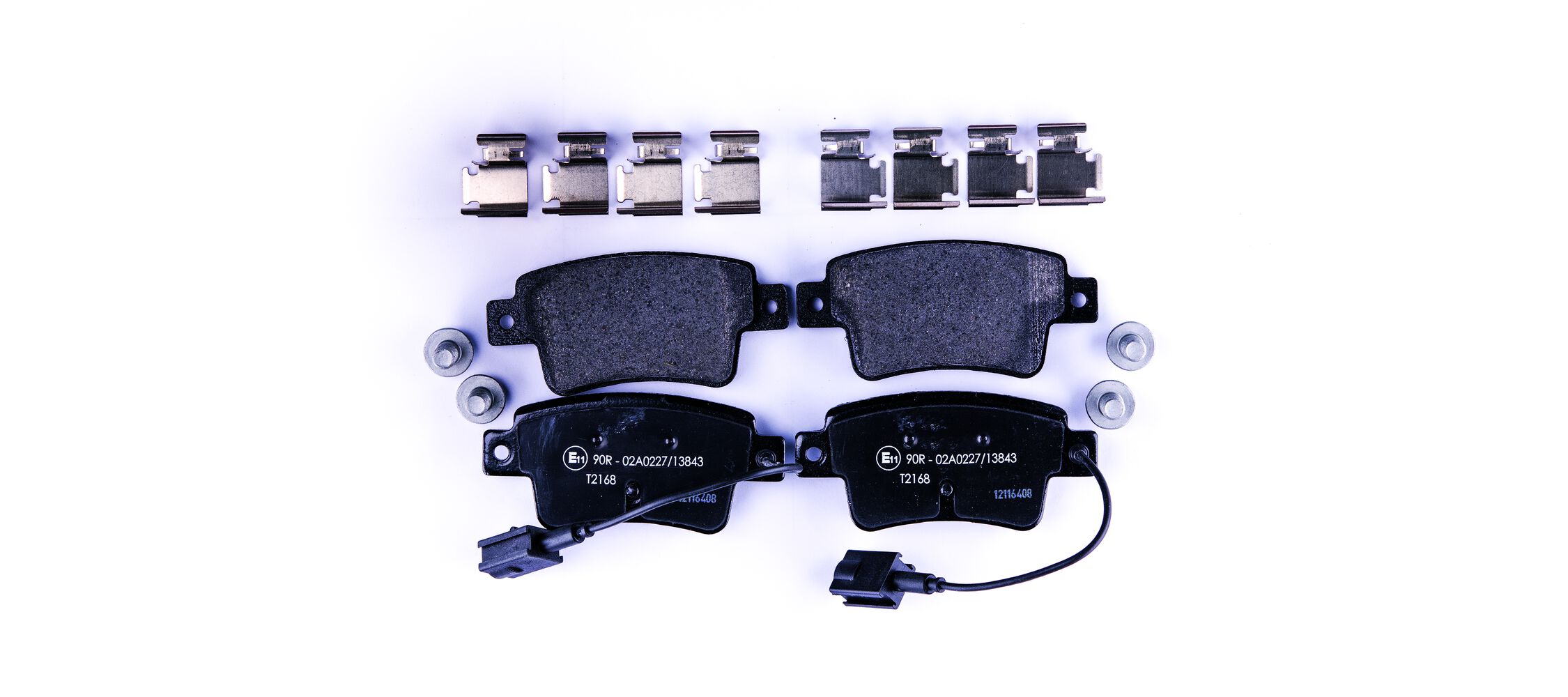 Brake Pad Set, disc brake - 8DB 355 019-801 HELLA