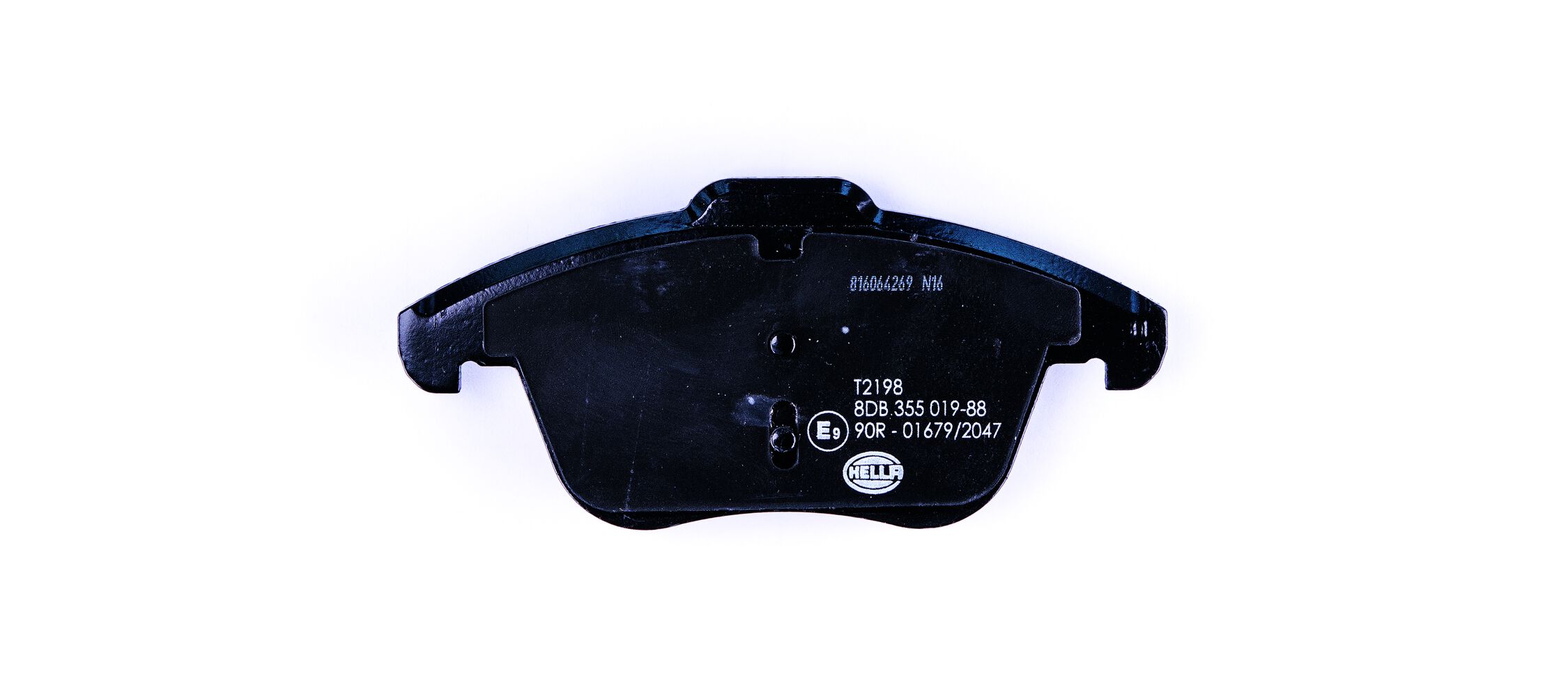Brake Pad Set, disc brake - 8DB 355 019-881 HELLA