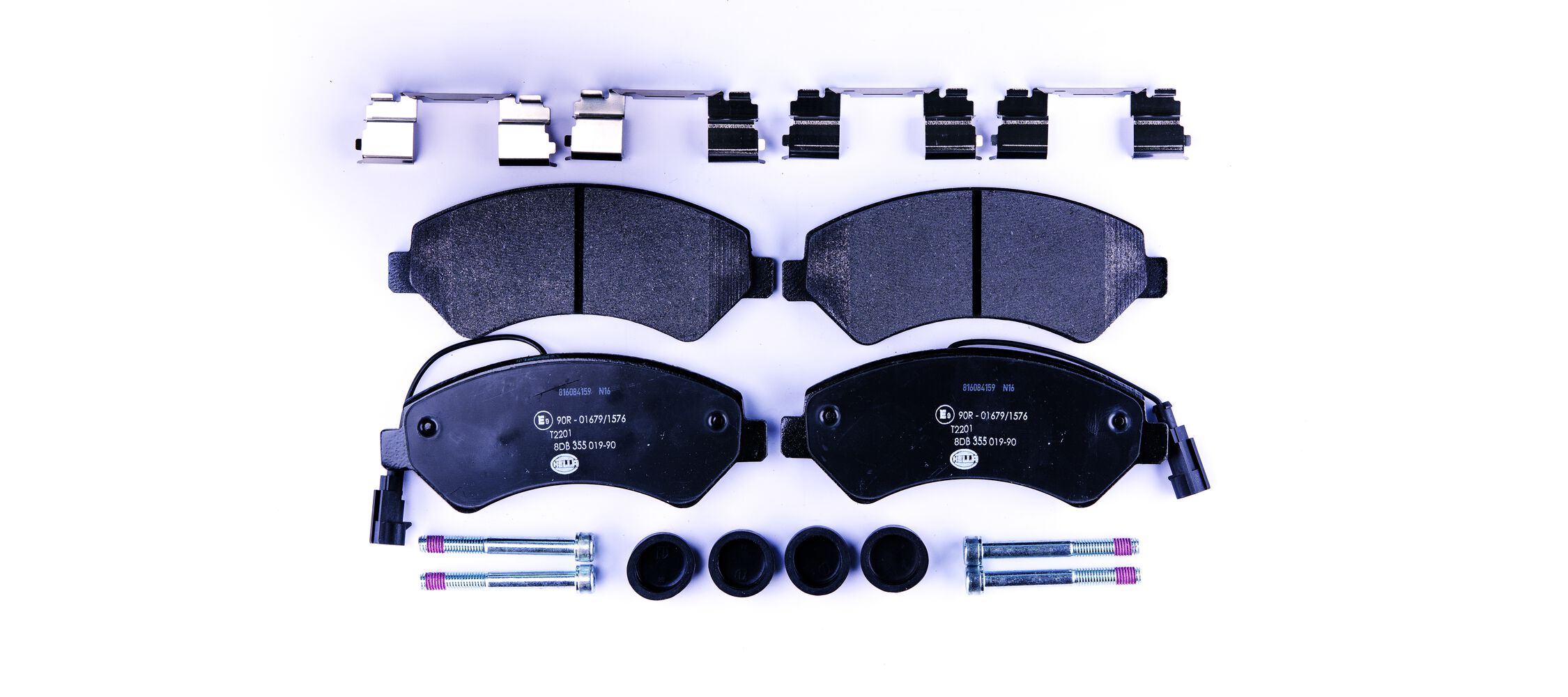 Kit pastiglie freno, Freno a disco - 8DB 355 019-901 HELLA