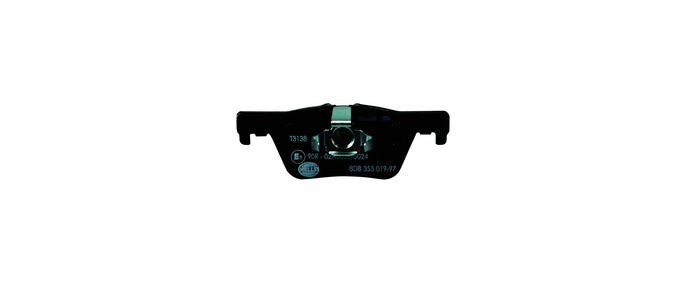 Brake Pad Set, disc brake - 8DB 355 019-971 HELLA