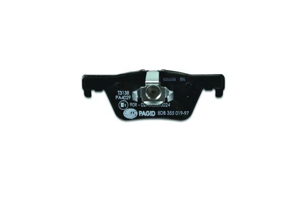 Brake Pad Set, disc brake - 8DB 355 019-971 HELLA