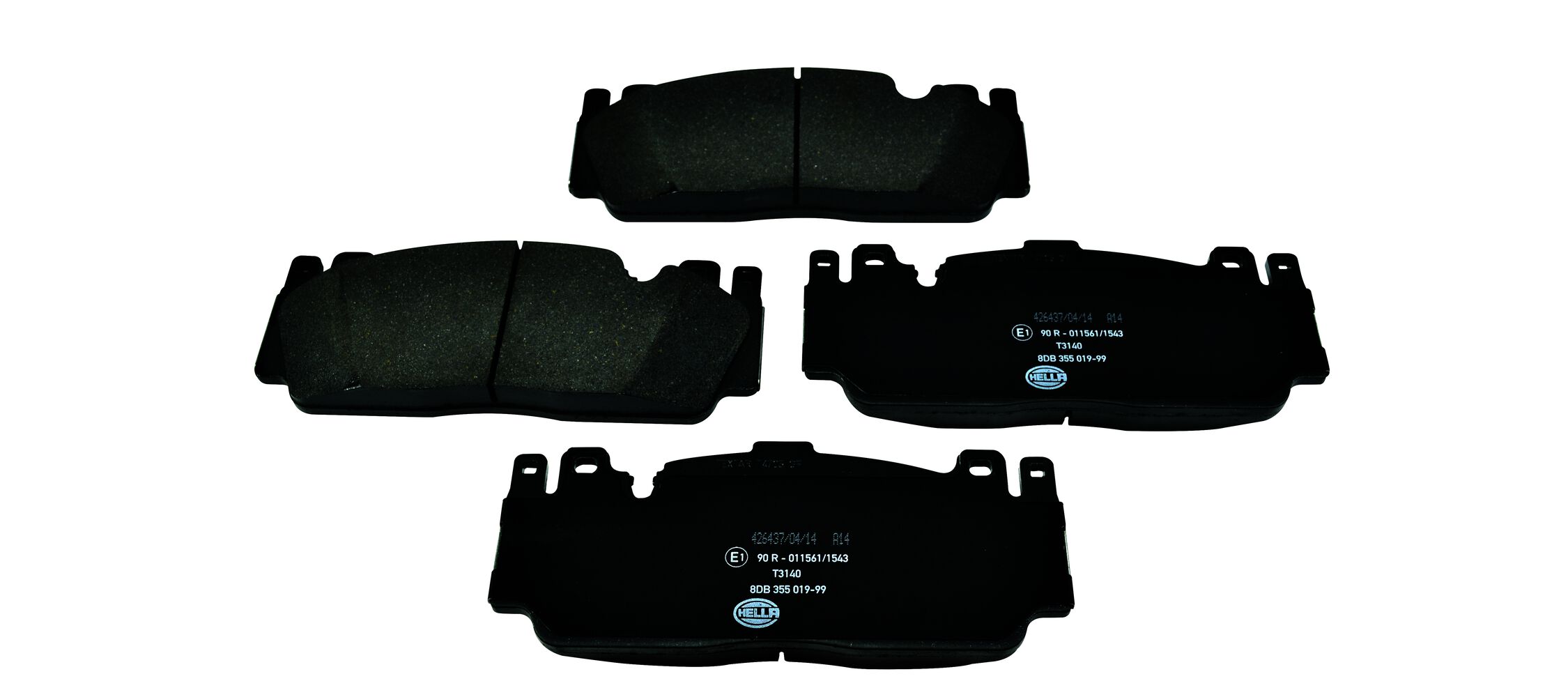Kit pastiglie freno, Freno a disco - 8DB 355 019-991 HELLA