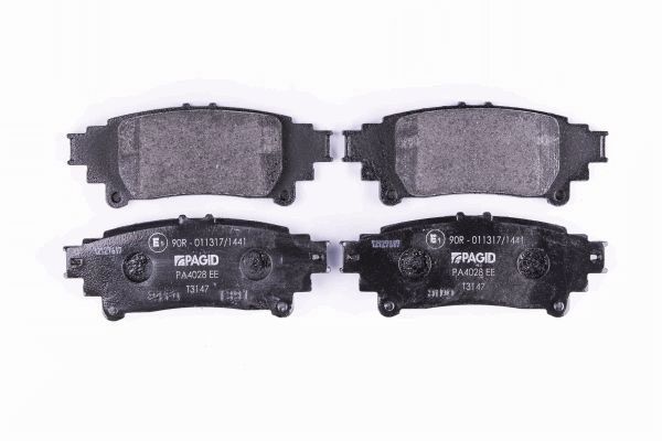 Brake Pad Set, disc brake - 8DB 355 020-001 HELLA
