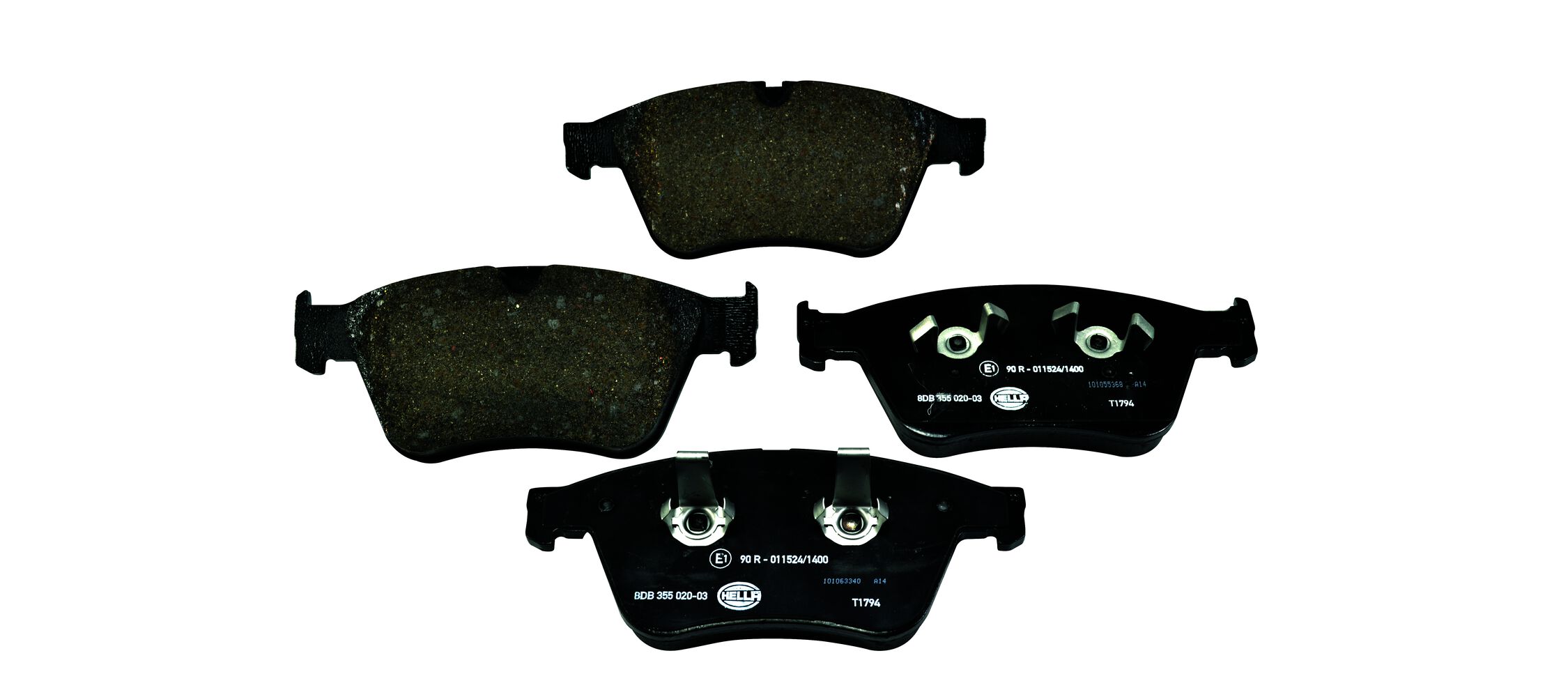 Kit pastiglie freno, Freno a disco - 8DB 355 020-031 HELLA