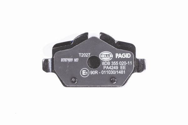 Brake Pad Set, disc brake - 8DB 355 020-111 HELLA