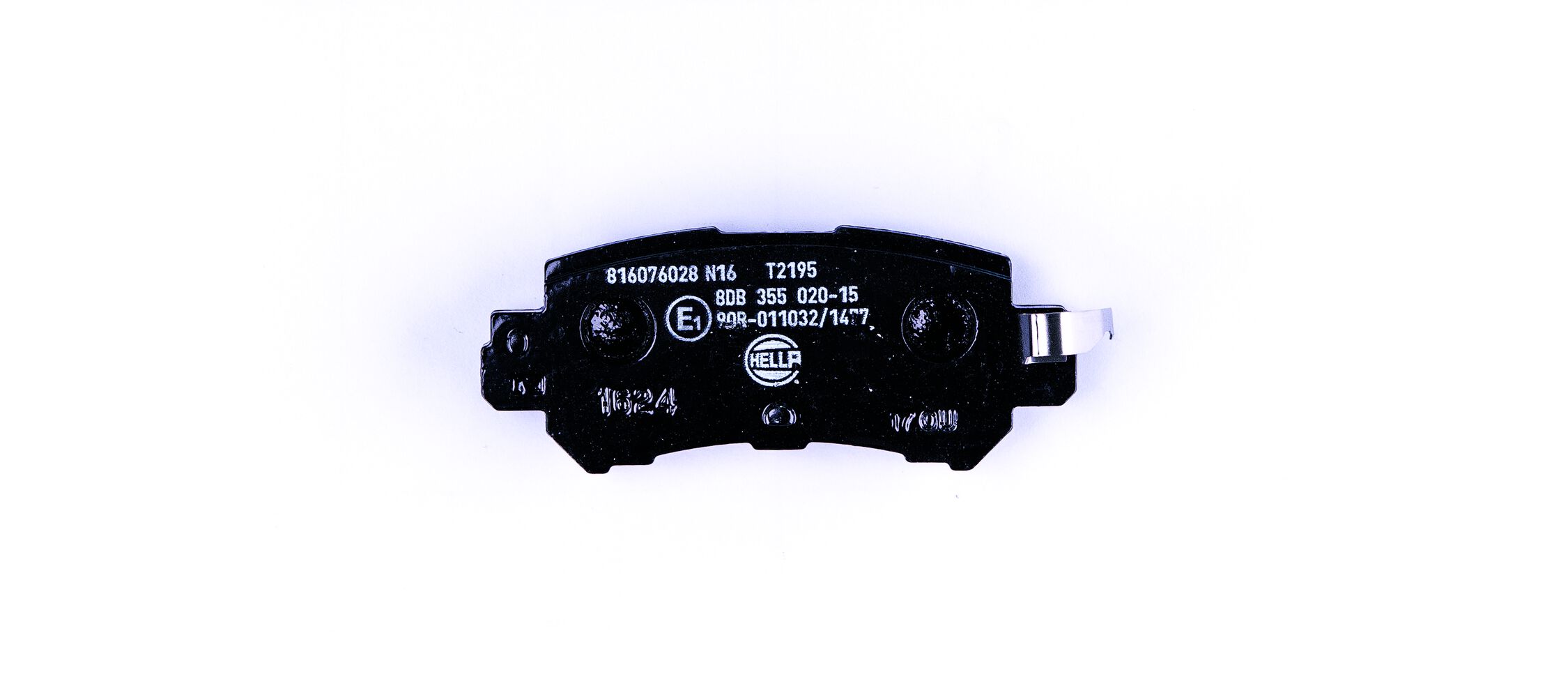 Brake Pad Set, disc brake - 8DB 355 020-151 HELLA