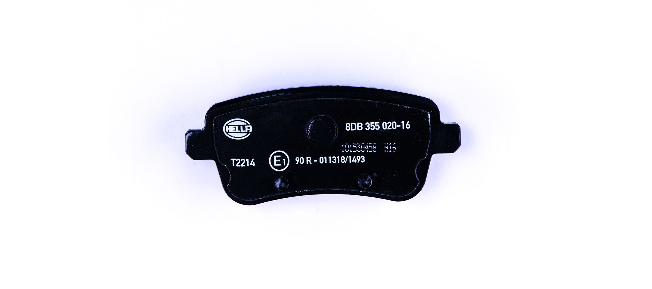 Brake Pad Set, disc brake - 8DB 355 020-161 HELLA