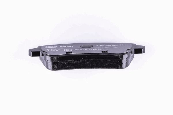 Brake Pad Set, disc brake - 8DB 355 020-161 HELLA