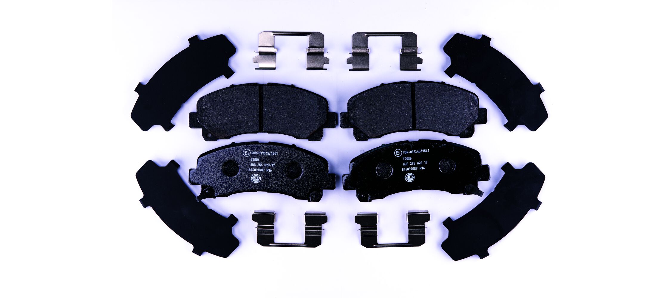 Kit pastiglie freno, Freno a disco - 8DB 355 020-171 HELLA
