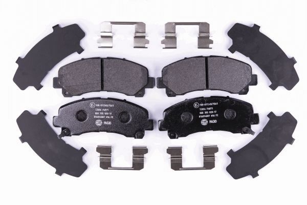 Brake Pad Set, disc brake - 8DB 355 020-171 HELLA