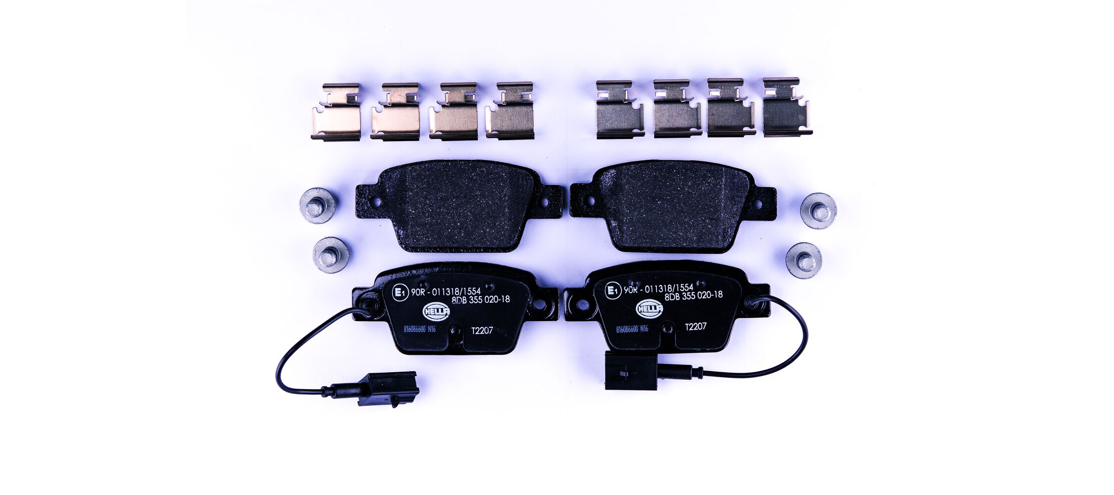 Brake Pad Set, disc brake - 8DB 355 020-181 HELLA