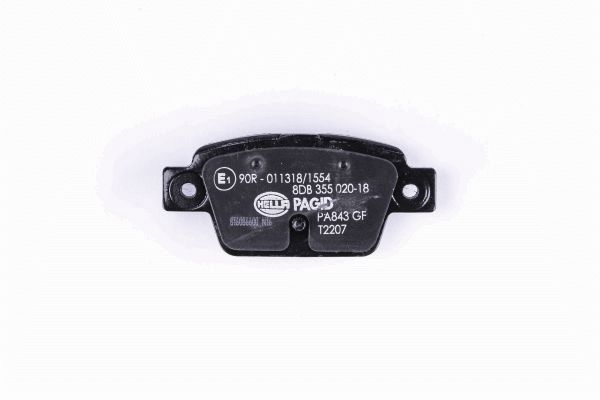 Brake Pad Set, disc brake - 8DB 355 020-181 HELLA
