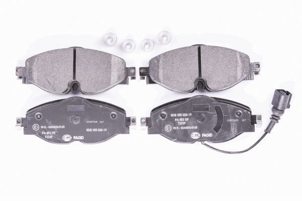 Brake Pad Set, disc brake - 8DB 355 020-191 HELLA