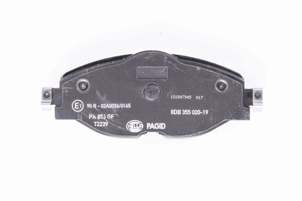 Brake Pad Set, disc brake - 8DB 355 020-191 HELLA