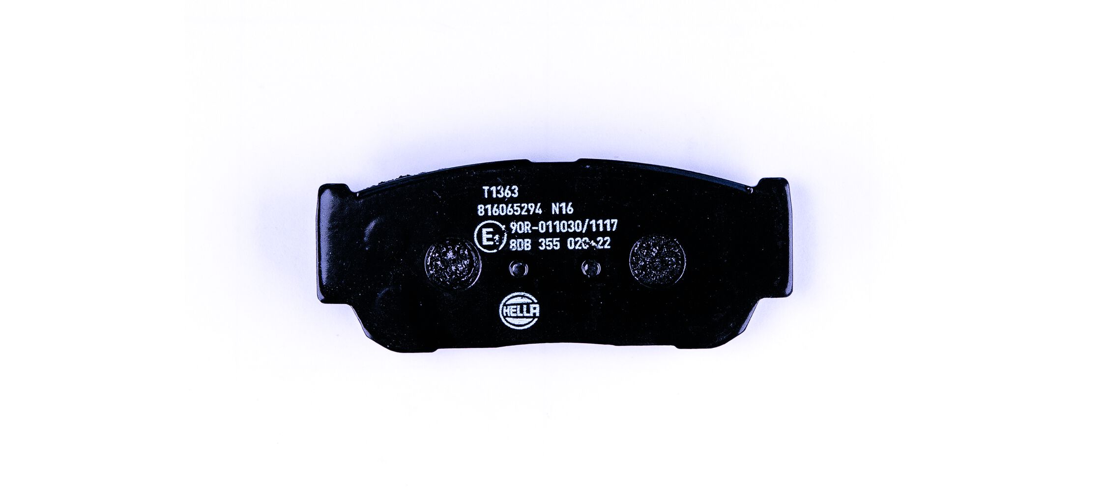 Brake Pad Set, disc brake - 8DB 355 020-221 HELLA