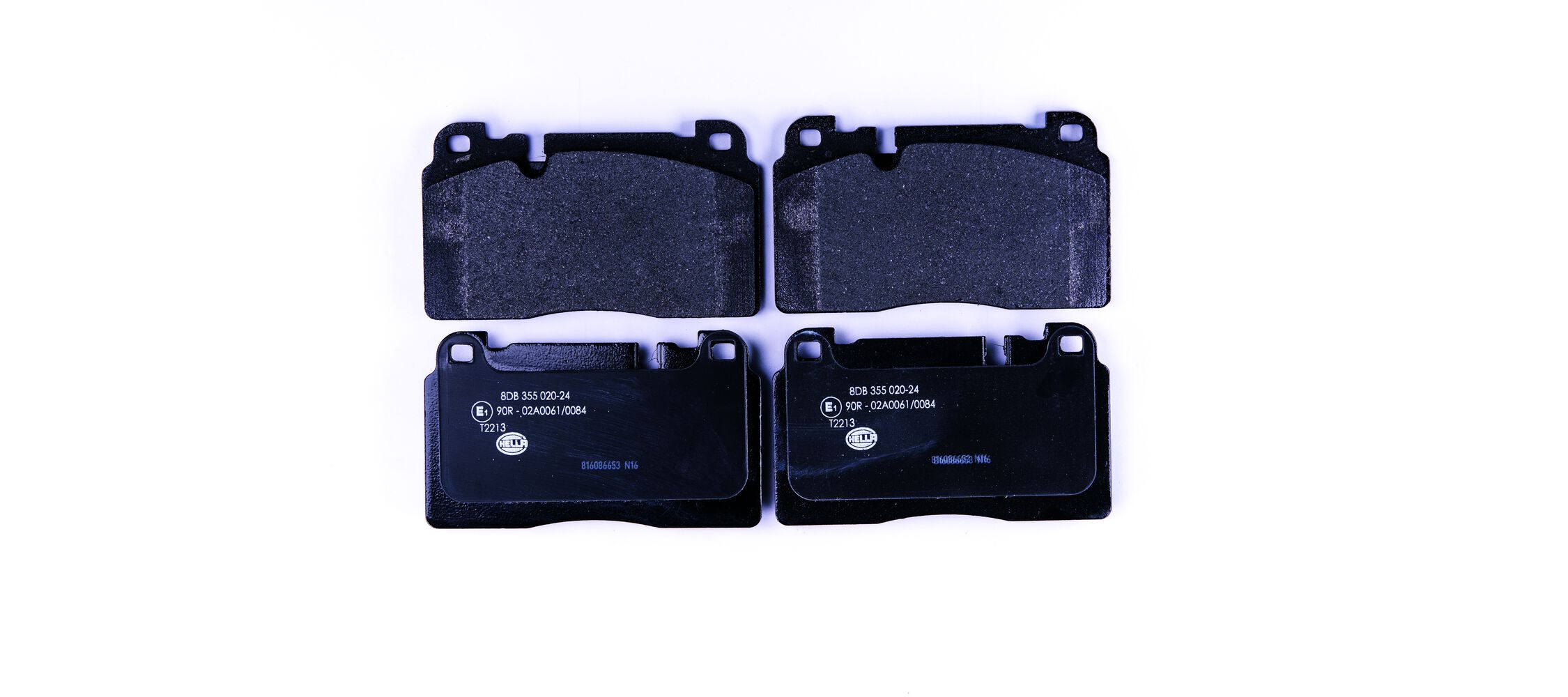 Комплект тормозных колодок, дисковый тормоз - 8DB 355 020-241 HELLA
