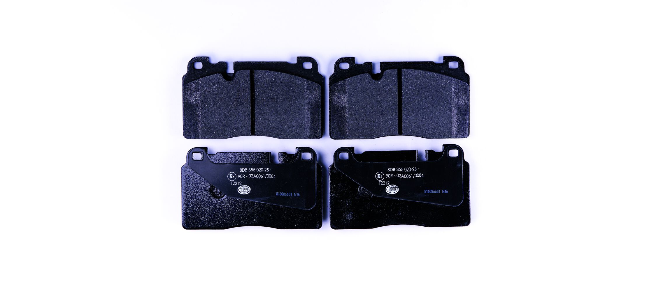 Комплект тормозных колодок, дисковый тормоз - 8DB 355 020-251 HELLA