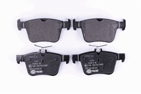 Brake Pad Set, disc brake - 8DB 355 020-261 HELLA