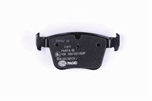 Brake Pad Set, disc brake - 8DB 355 020-261 HELLA