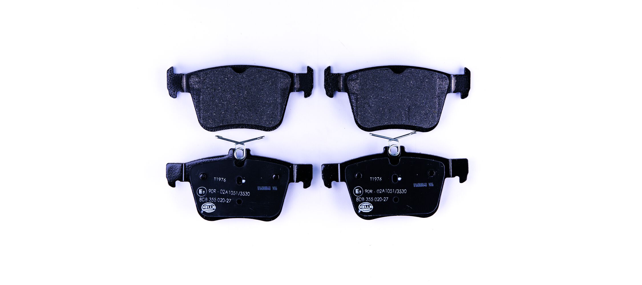 Brake Pad Set, disc brake - 8DB 355 020-271 HELLA