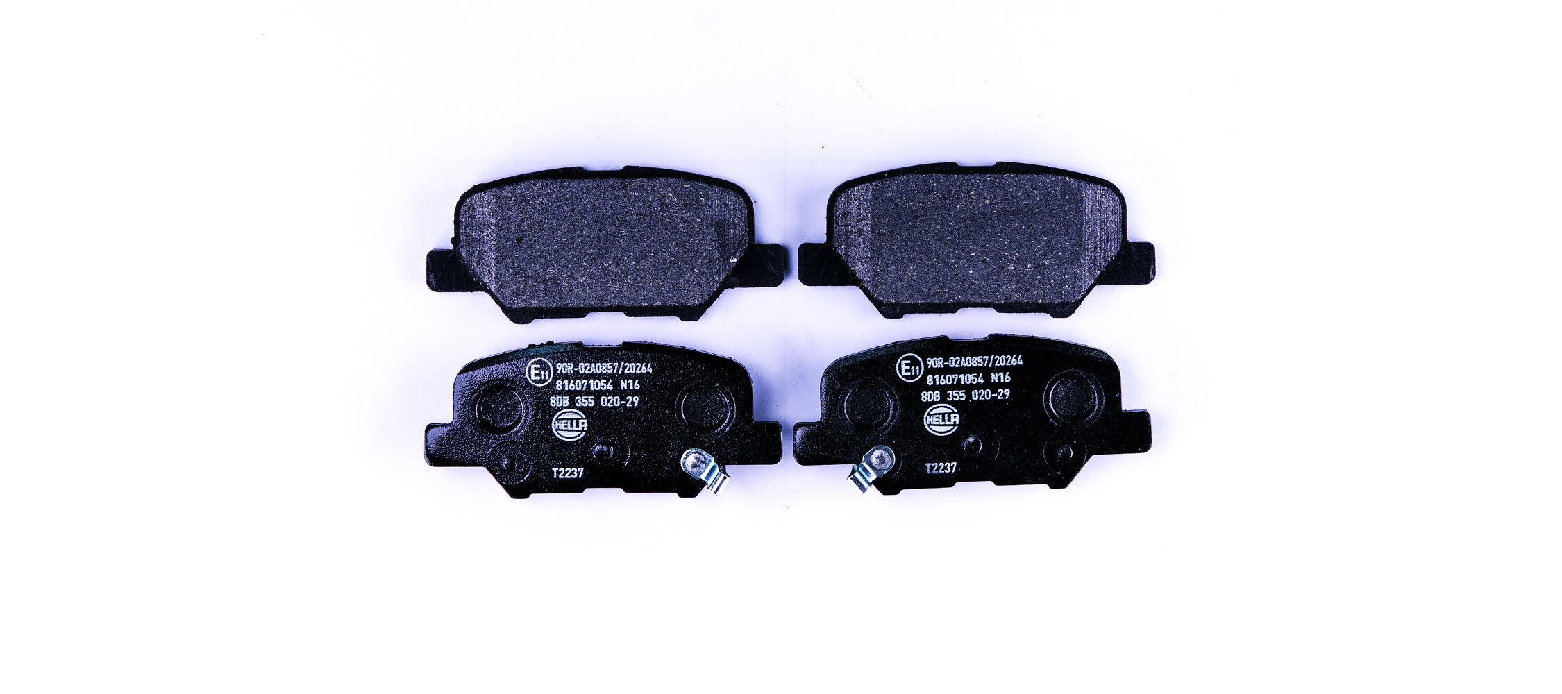 Комплект тормозных колодок, дисковый тормоз - 8DB 355 020-291 HELLA