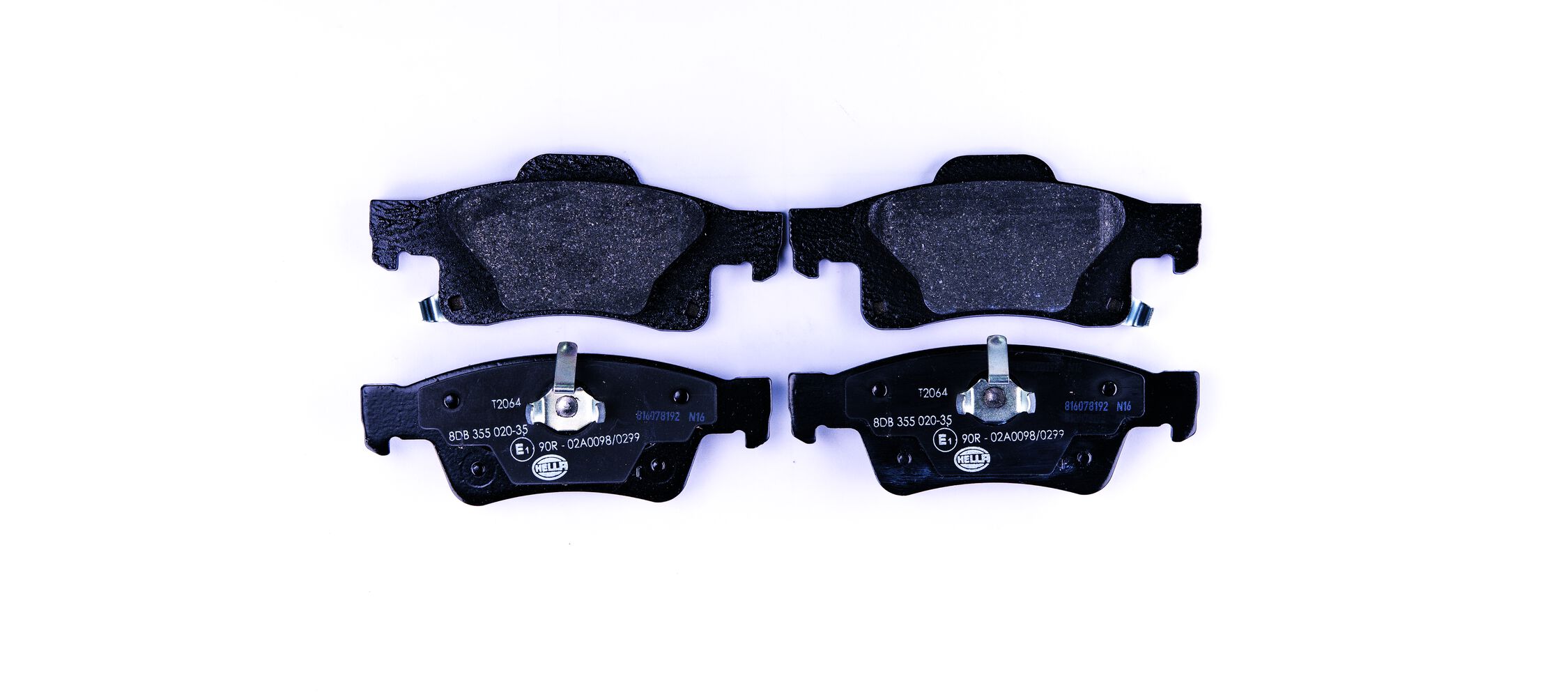Kit pastiglie freno, Freno a disco - 8DB 355 020-351 HELLA