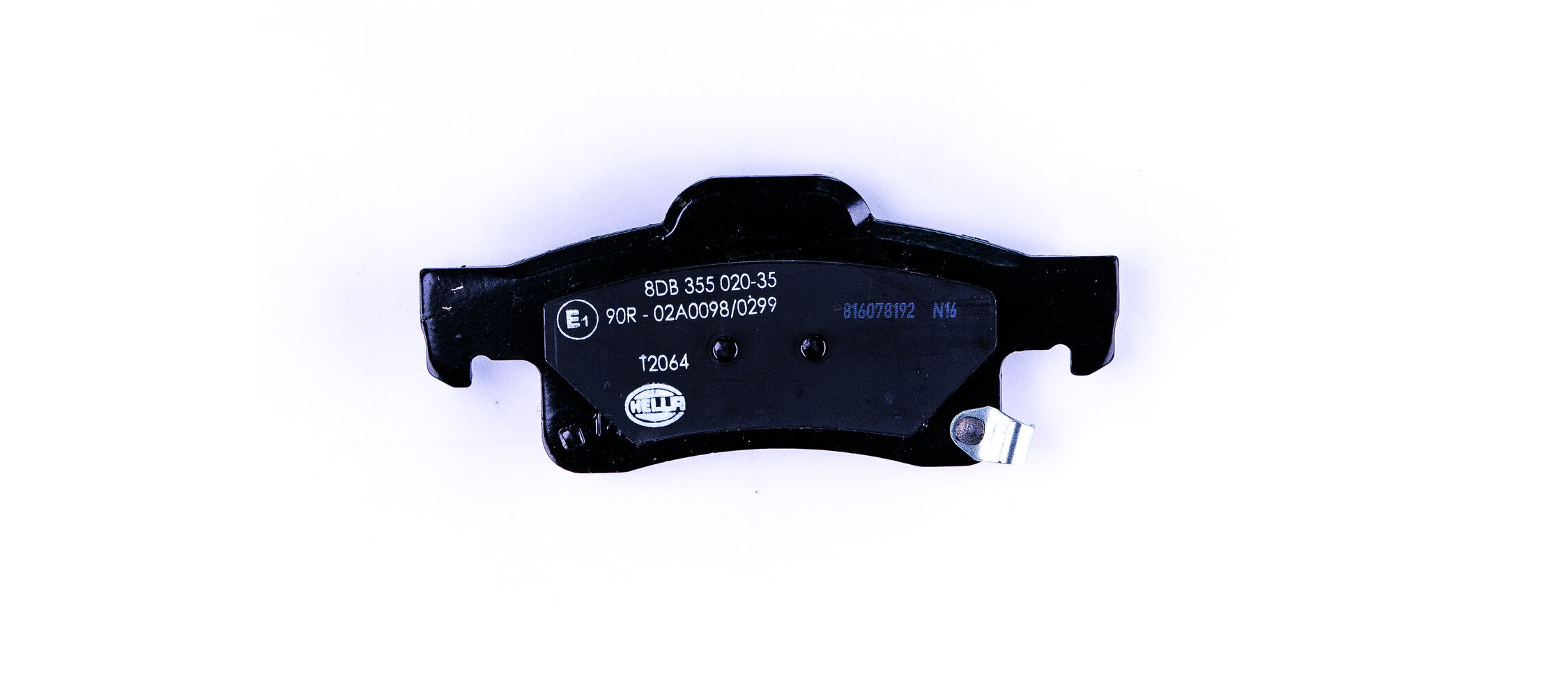 Brake Pad Set, disc brake - 8DB 355 020-351 HELLA